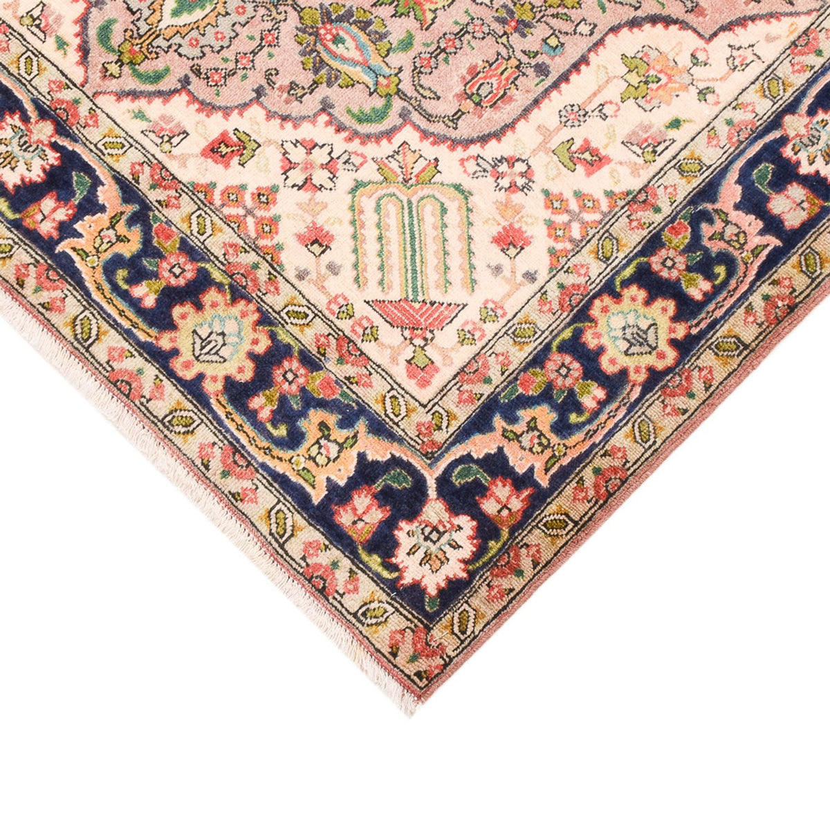 Perzisch tapijt - Tabriz - 140 x 100 cm - beige