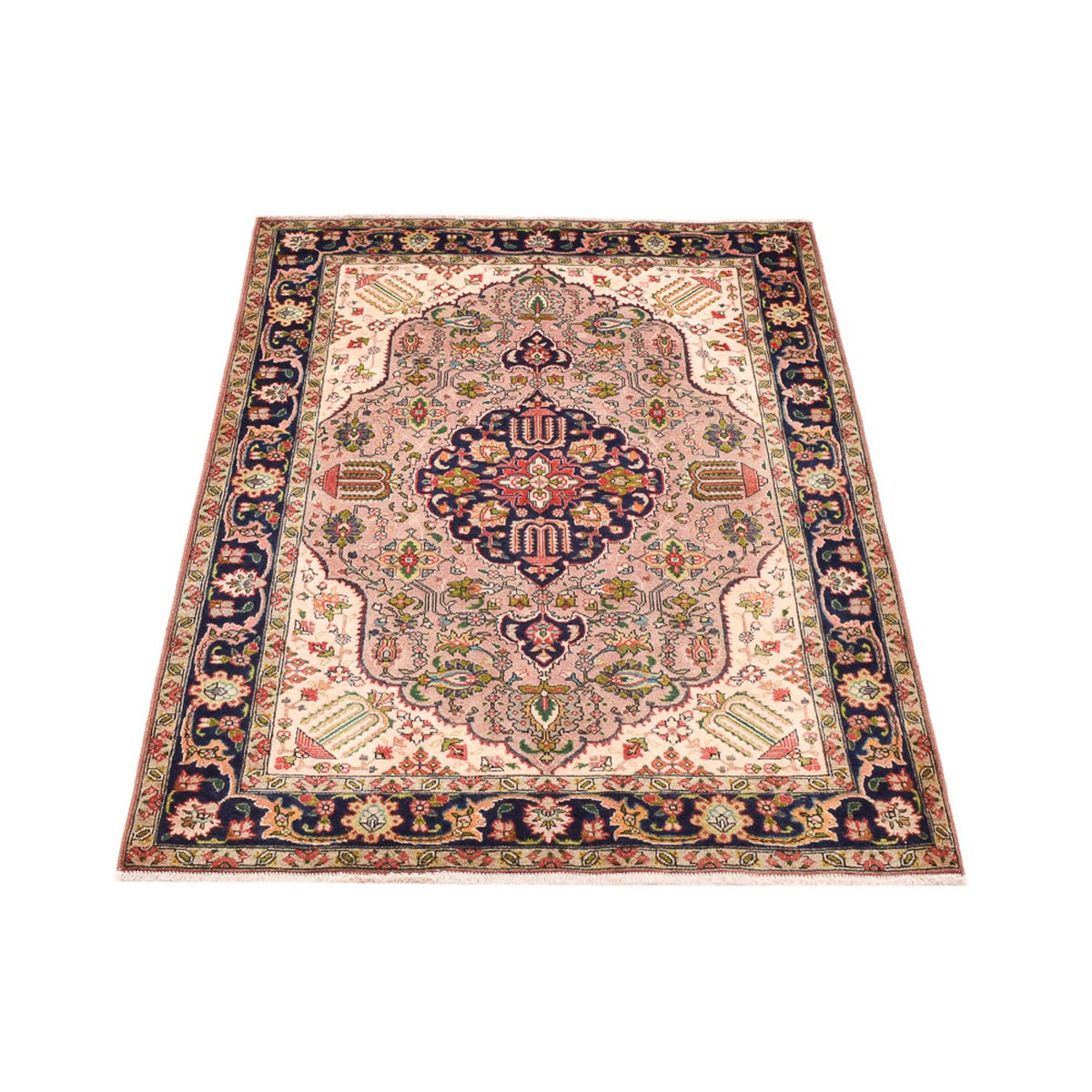 Perzisch tapijt - Tabriz - 140 x 100 cm - beige
