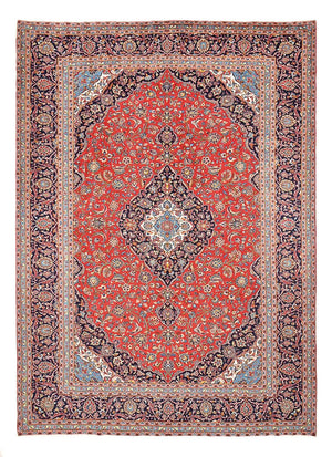 Perzisch tapijt - Keshan - 395 x 286 cm - rood
