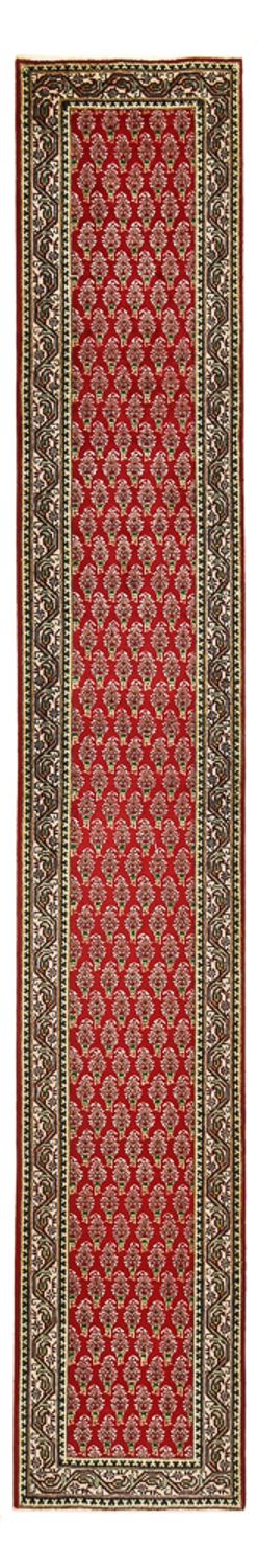 Loper Perzisch tapijt - Tabriz - 460 x 73 cm - rood