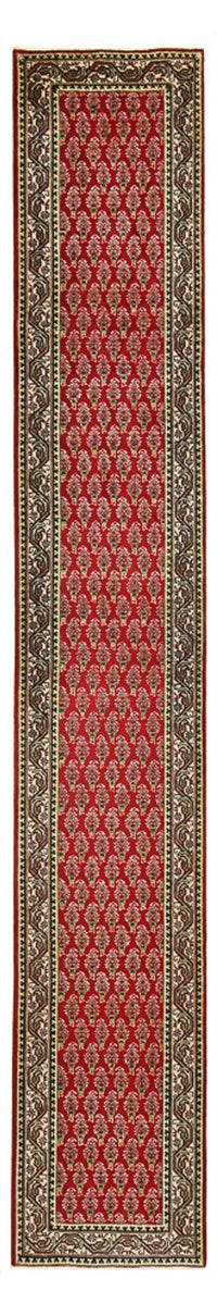 Loper Perzisch tapijt - Tabriz - 460 x 73 cm - rood