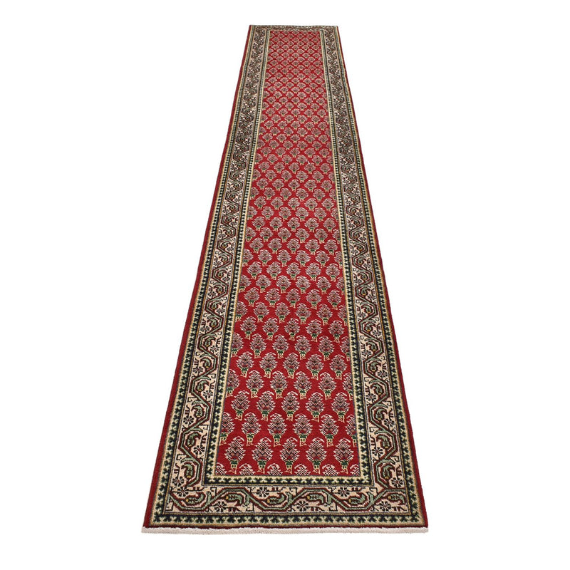 Loper Perzisch tapijt - Tabriz - 460 x 73 cm - rood