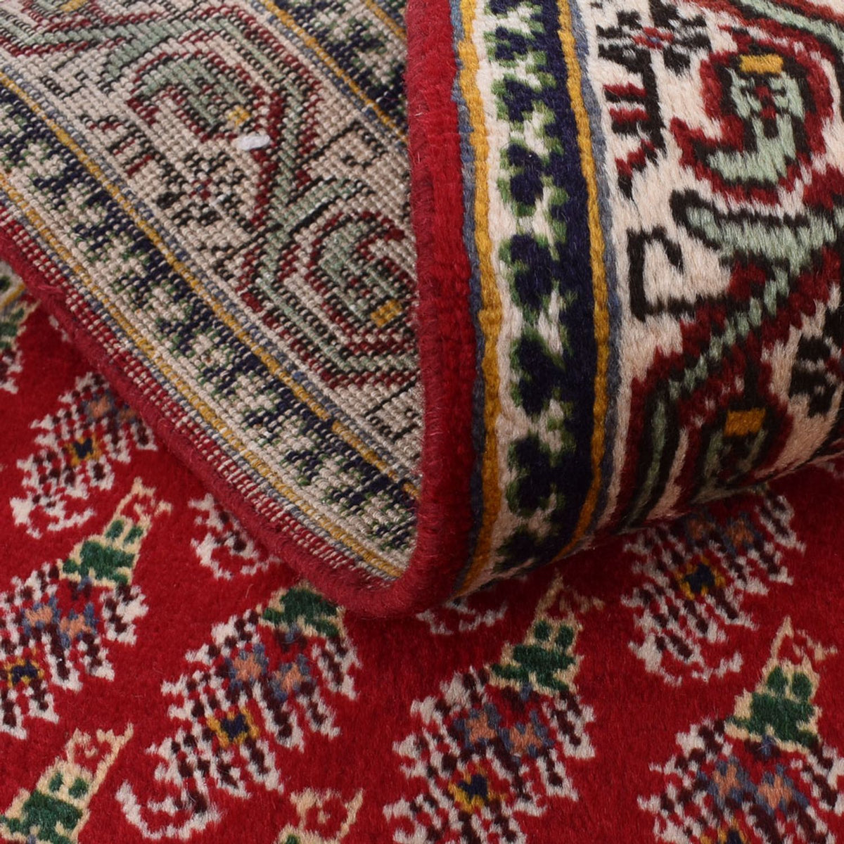 Loper Perzisch tapijt - Tabriz - 457 x 71 cm - rood