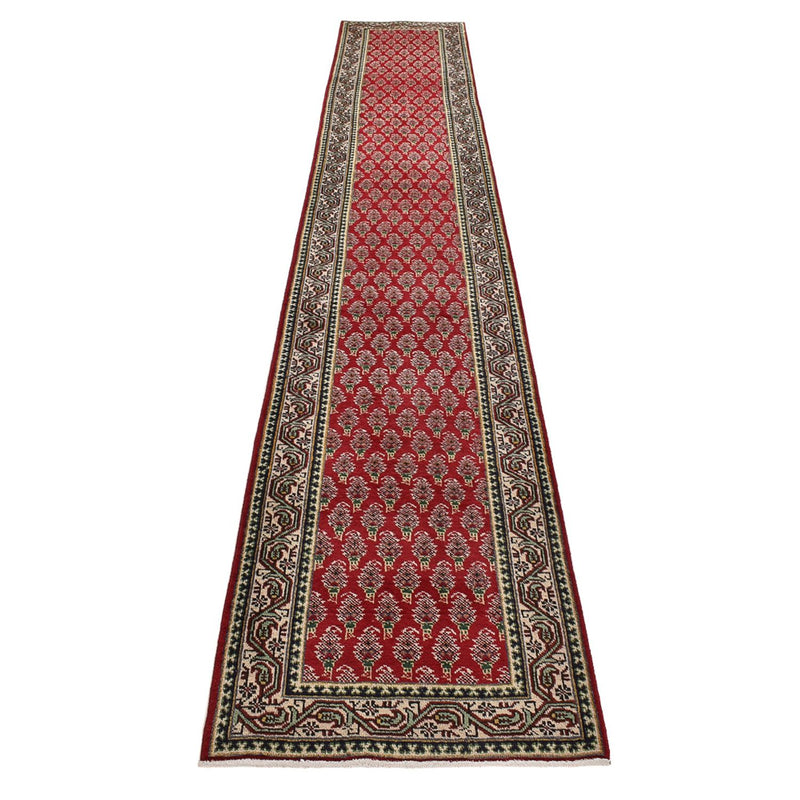 Loper Perzisch tapijt - Tabriz - 457 x 71 cm - rood