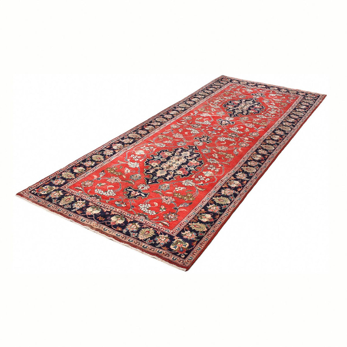 Loper Perzisch Tapijt - Nomadisch - 400 x 161 cm - rood