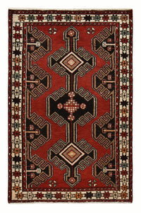 Perzisch Tapijt - Nomadisch - 153 x 100 cm - rood