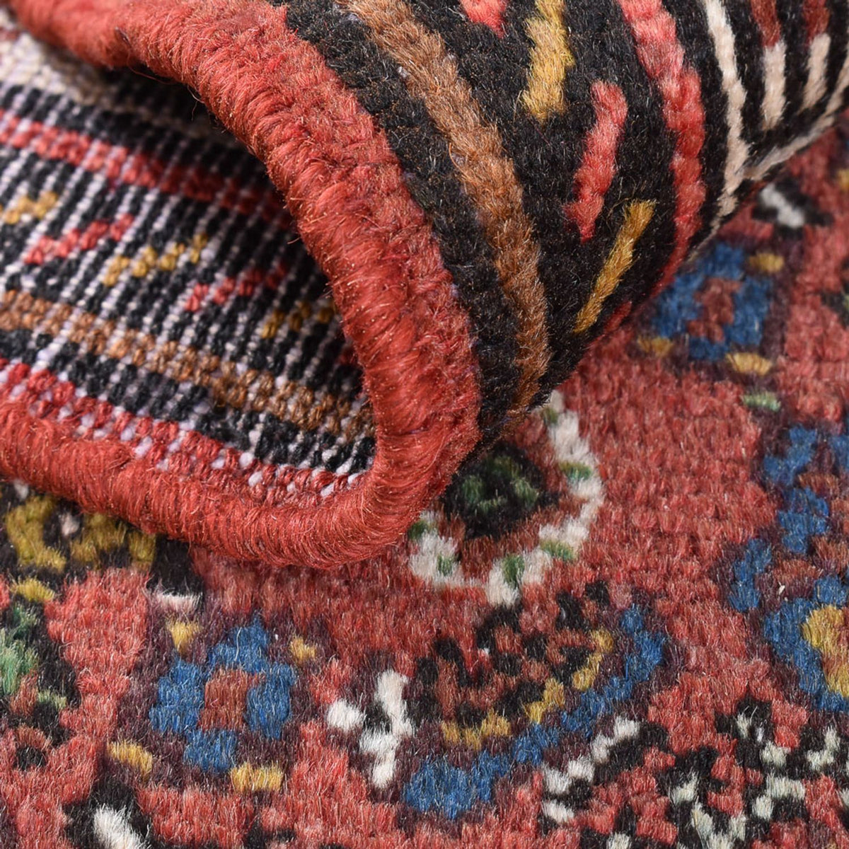 Perzisch Tapijt - Nomadisch - 150 x 99 cm - donkerrood