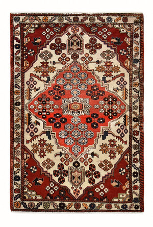 Perzisch Tapijt - Nomadisch - 154 x 101 cm - rood