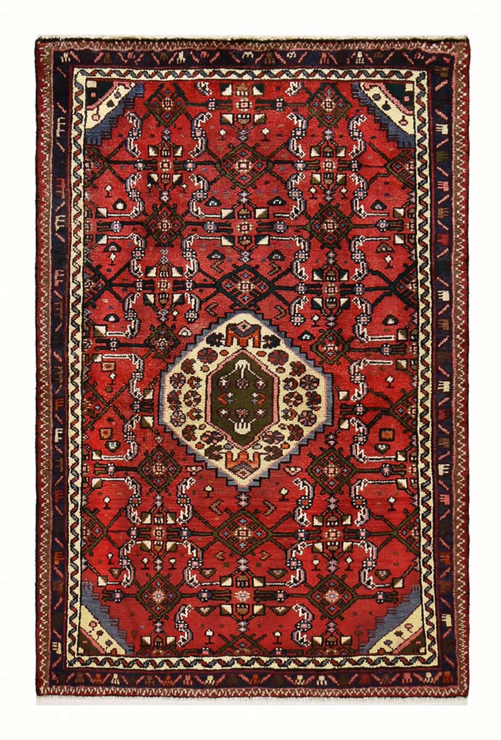 Perzisch Tapijt - Nomadisch - 151 x 99 cm - rood