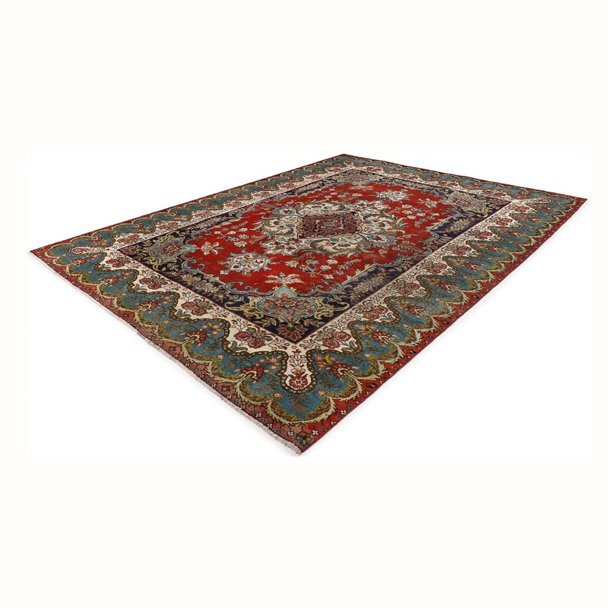 Perzisch tapijt - Tabriz - 385 x 283 cm - rood