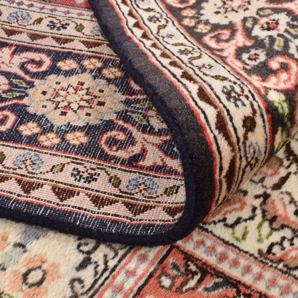 Perzisch tapijt - Ghom - 195 x 132 cm - veelkleurig