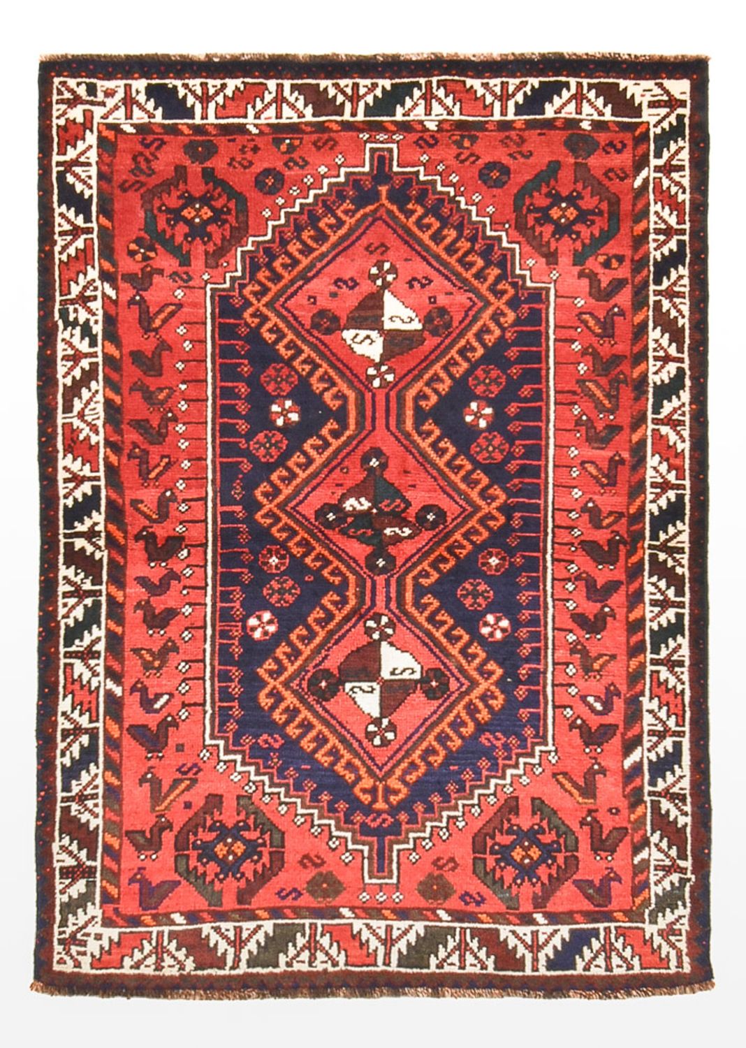 Perzisch Tapijt - Nomadisch - 163 x 112 cm - rood