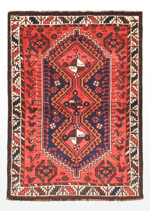 Perzisch Tapijt - Nomadisch - 163 x 112 cm - rood