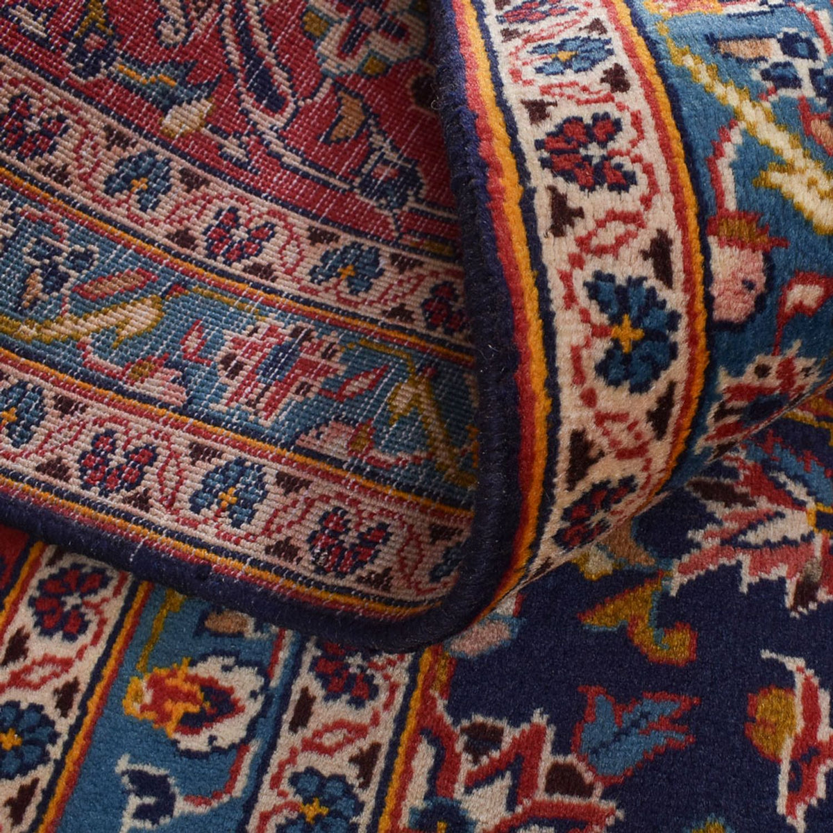 Perzisch tapijt - Keshan - 396 x 289 cm - roest