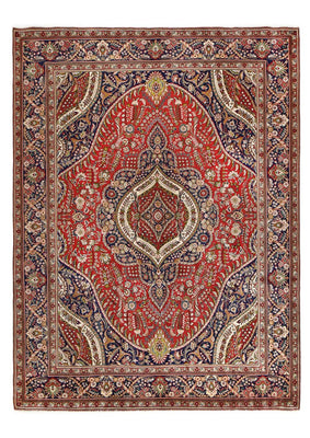 Perzisch tapijt - Tabriz - 393 x 295 cm - rood