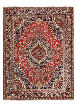 Perzisch tapijt - Tabriz - 393 x 295 cm - rood