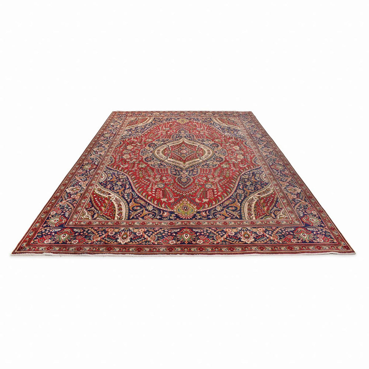 Perzisch tapijt - Tabriz - 393 x 295 cm - rood
