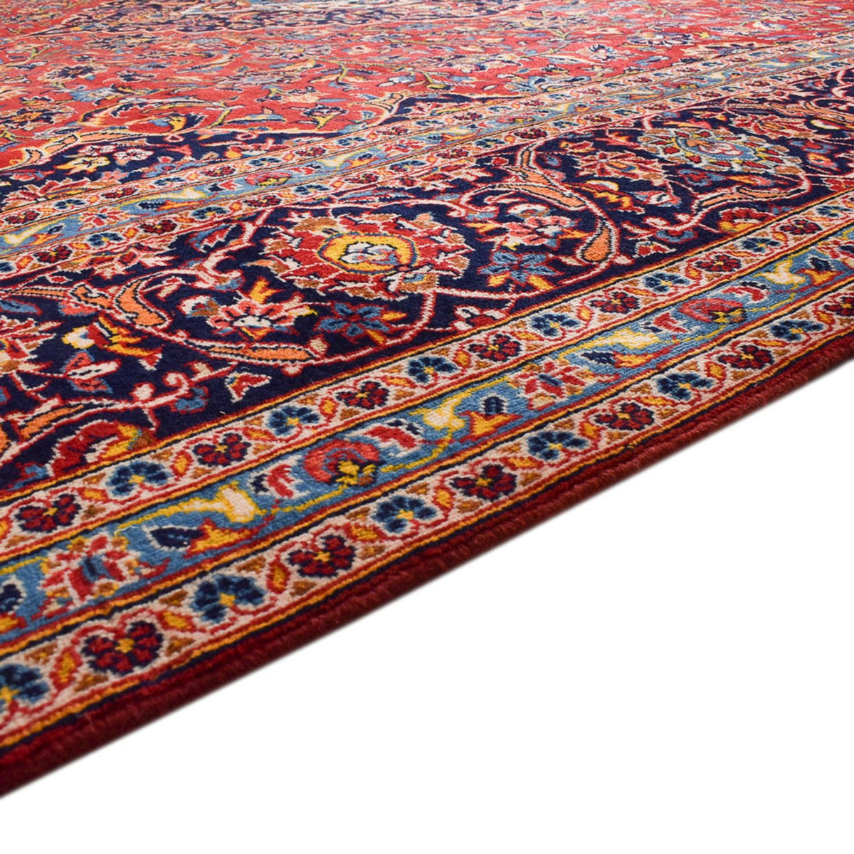 Perzisch tapijt - Keshan - 422 x 296 cm - rood