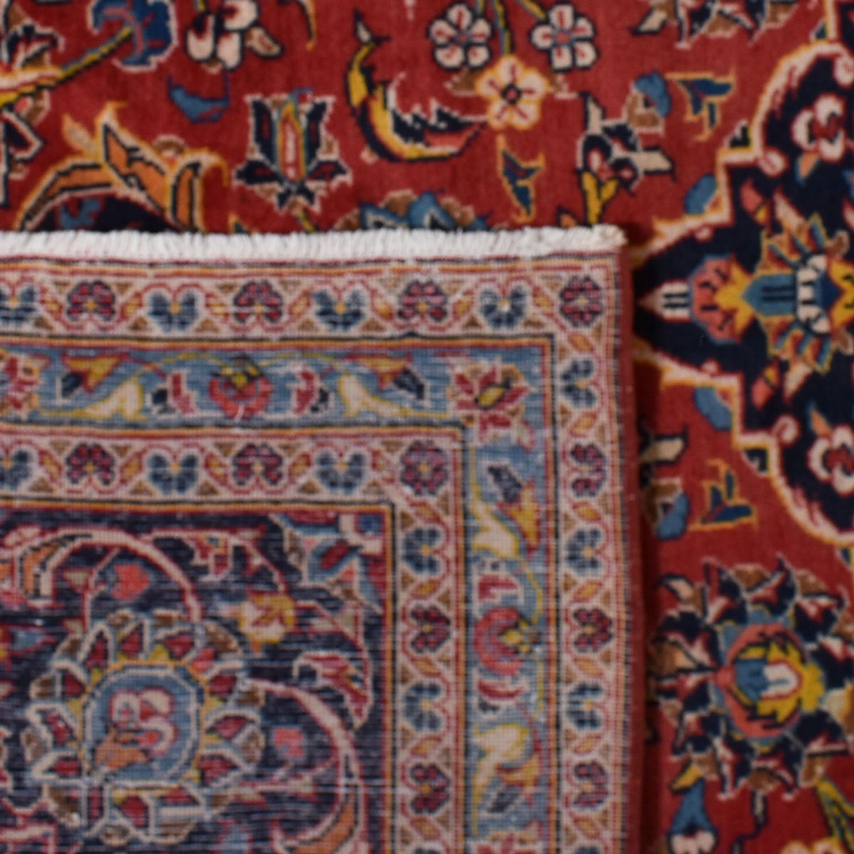 Perzisch tapijt - Keshan - 422 x 296 cm - rood