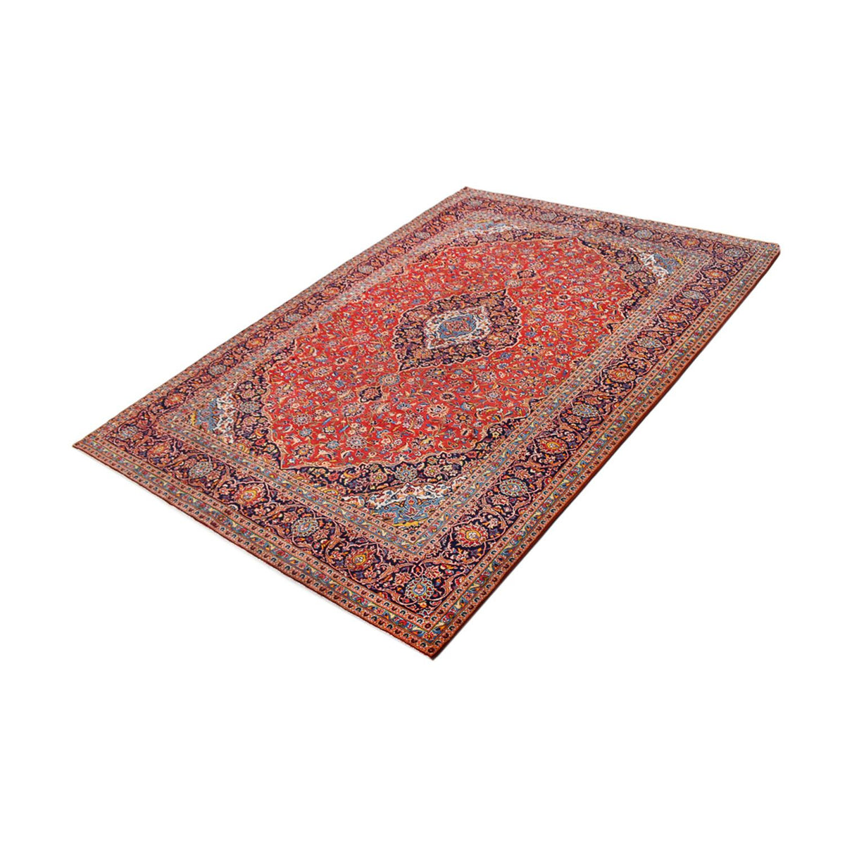 Perzisch tapijt - Keshan - 422 x 296 cm - rood