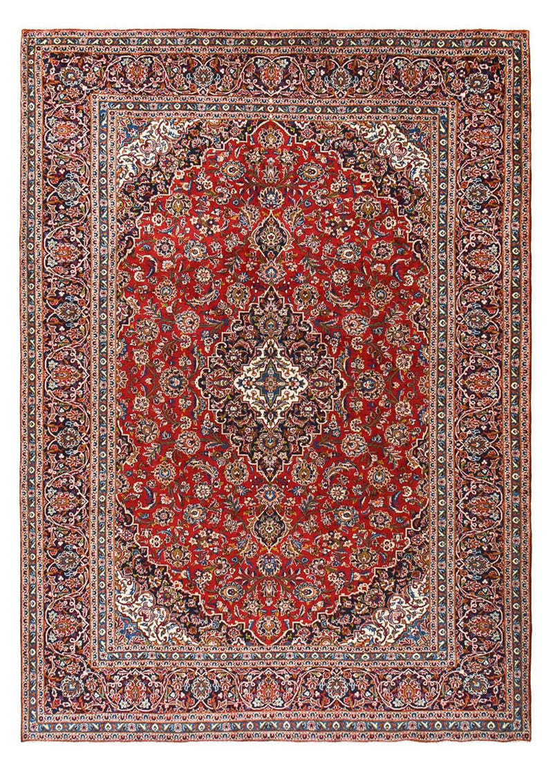 Perzisch tapijt - Keshan - 395 x 288 cm - rood