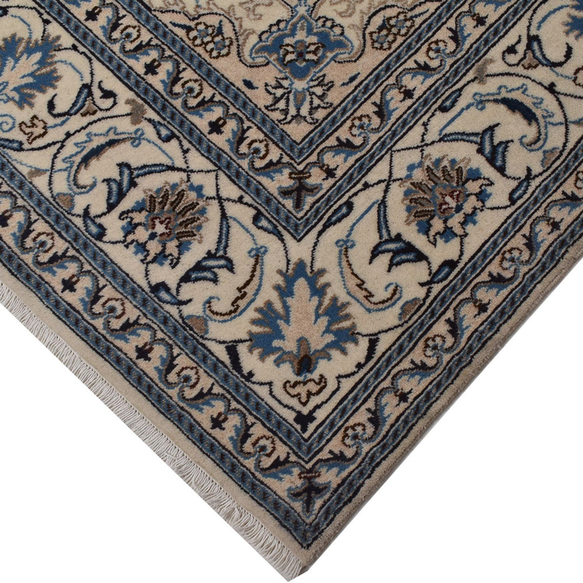 Perzisch tapijt - Nain - 302 x 195 cm - groen