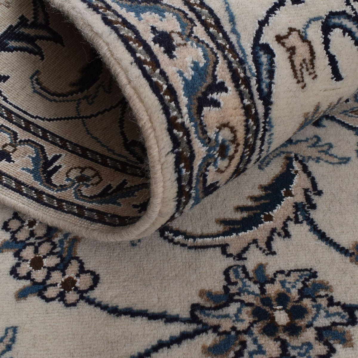 Perzisch tapijt - Nain - 292 x 191 cm - beige