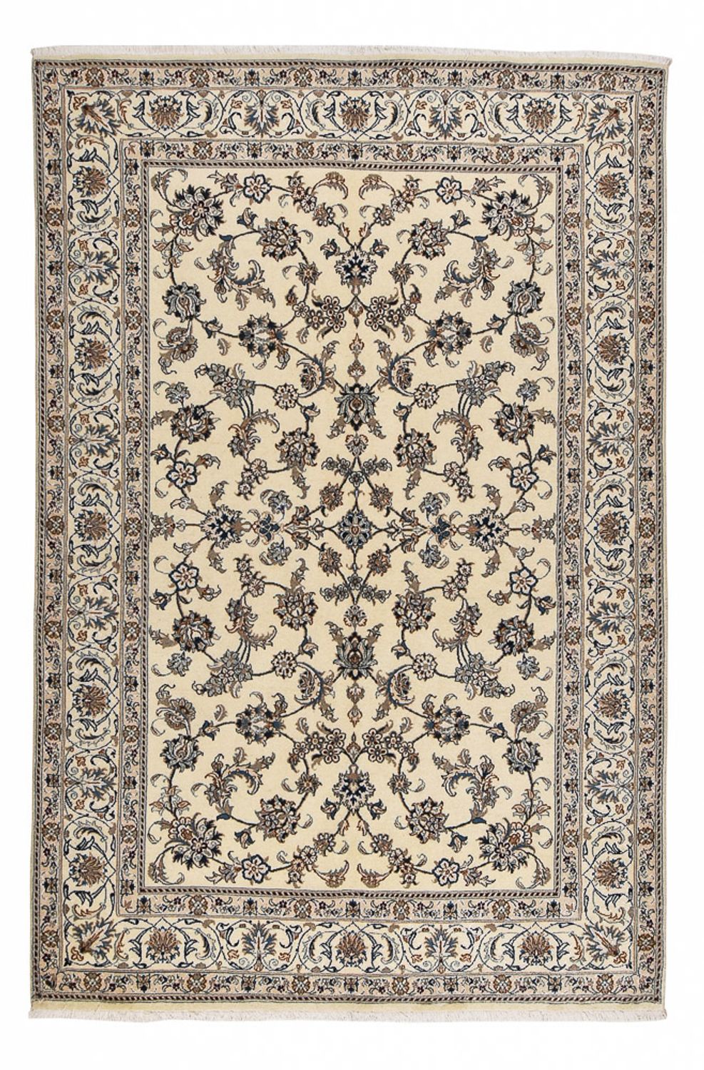 Perzisch tapijt - Nain - 297 x 194 cm - beige