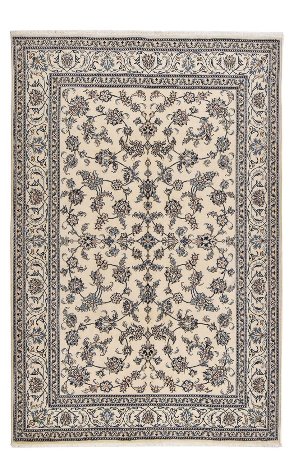 Perzisch tapijt - Nain - 299 x 196 cm - beige