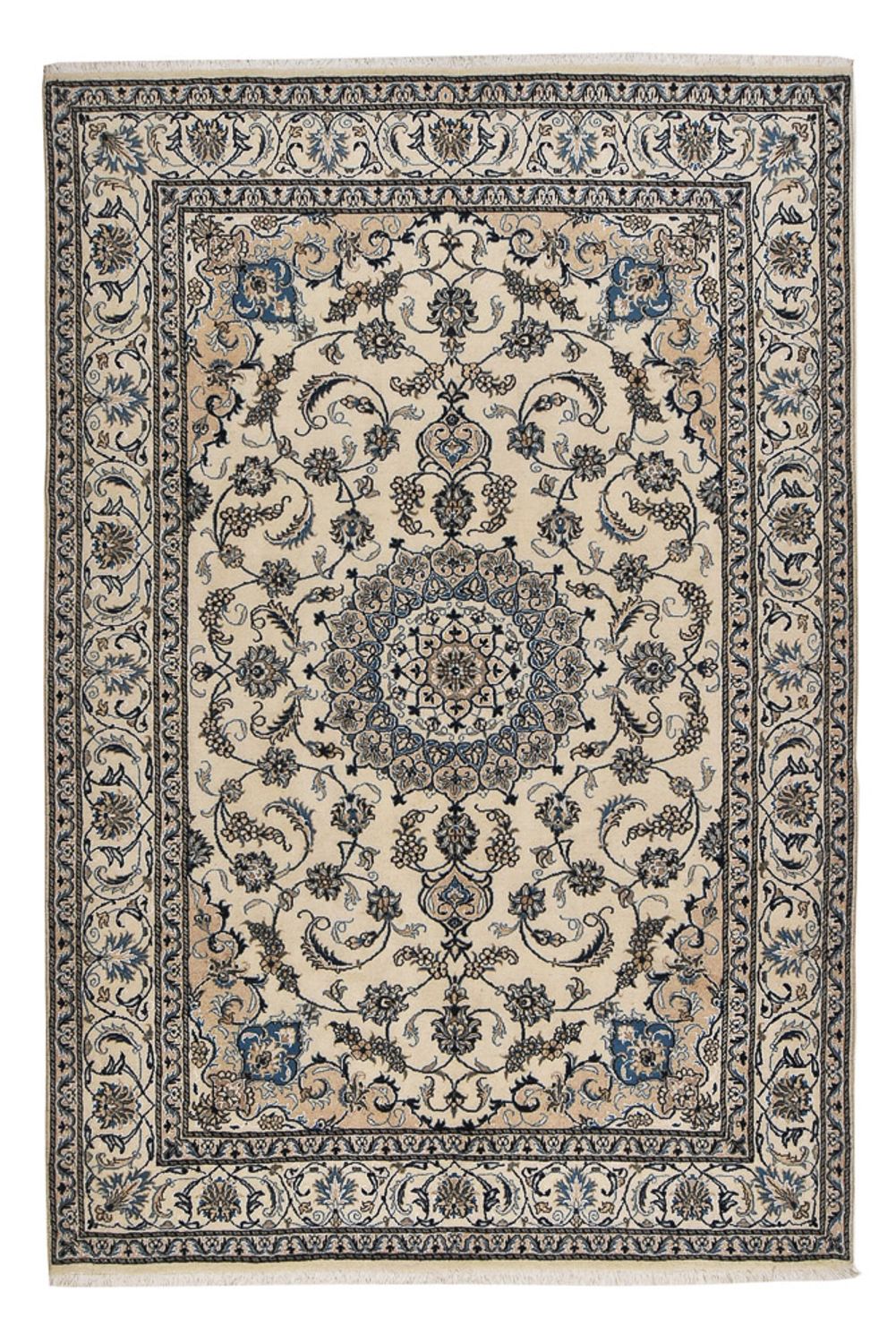 Perzisch tapijt - Nain - 293 x 194 cm - beige
