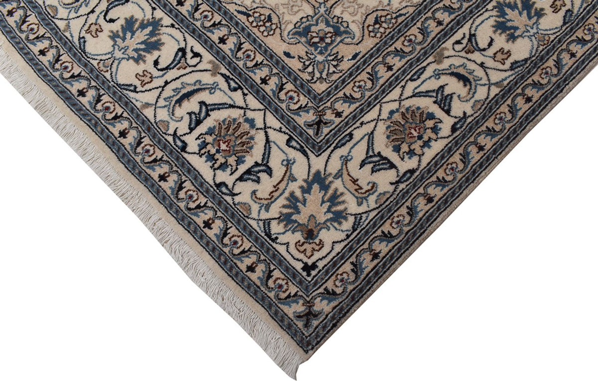 Perzisch tapijt - Nain - 305 x 194 cm - groen