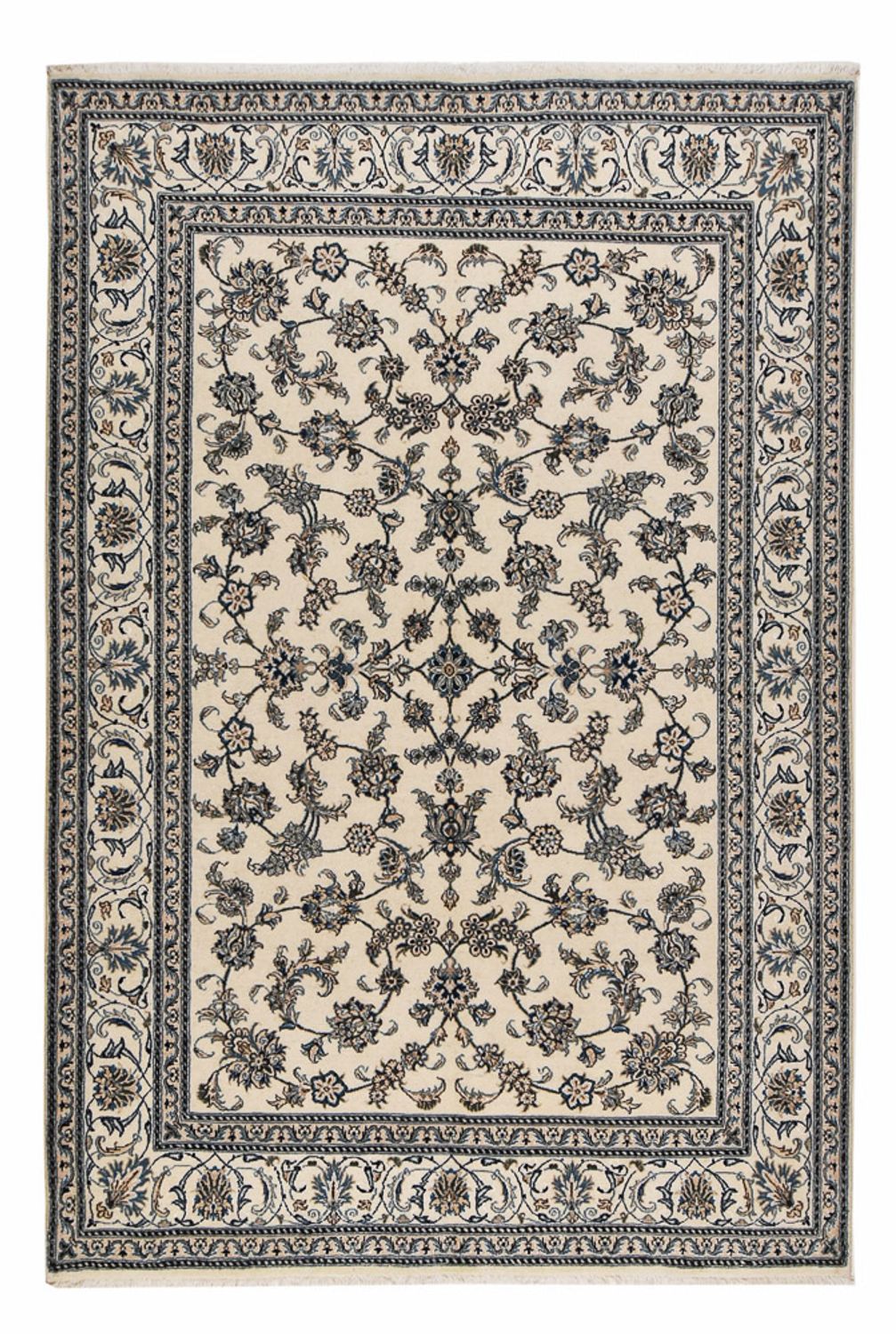 Perzisch tapijt - Nain - 295 x 196 cm - beige