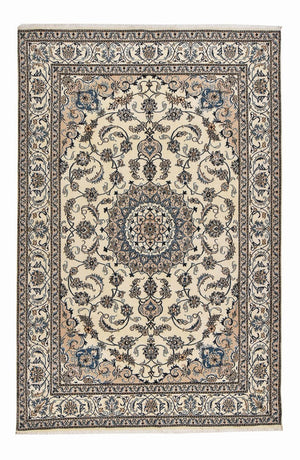 Perzisch tapijt - Nain - 296 x 193 cm - beige
