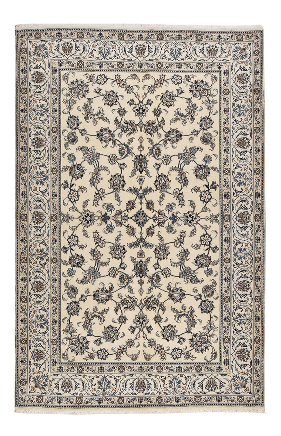 Perzisch tapijt - Nain - 301 x 195 cm - beige