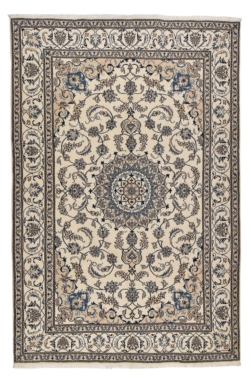 Perzisch tapijt - Nain - 295 x 195 cm - beige