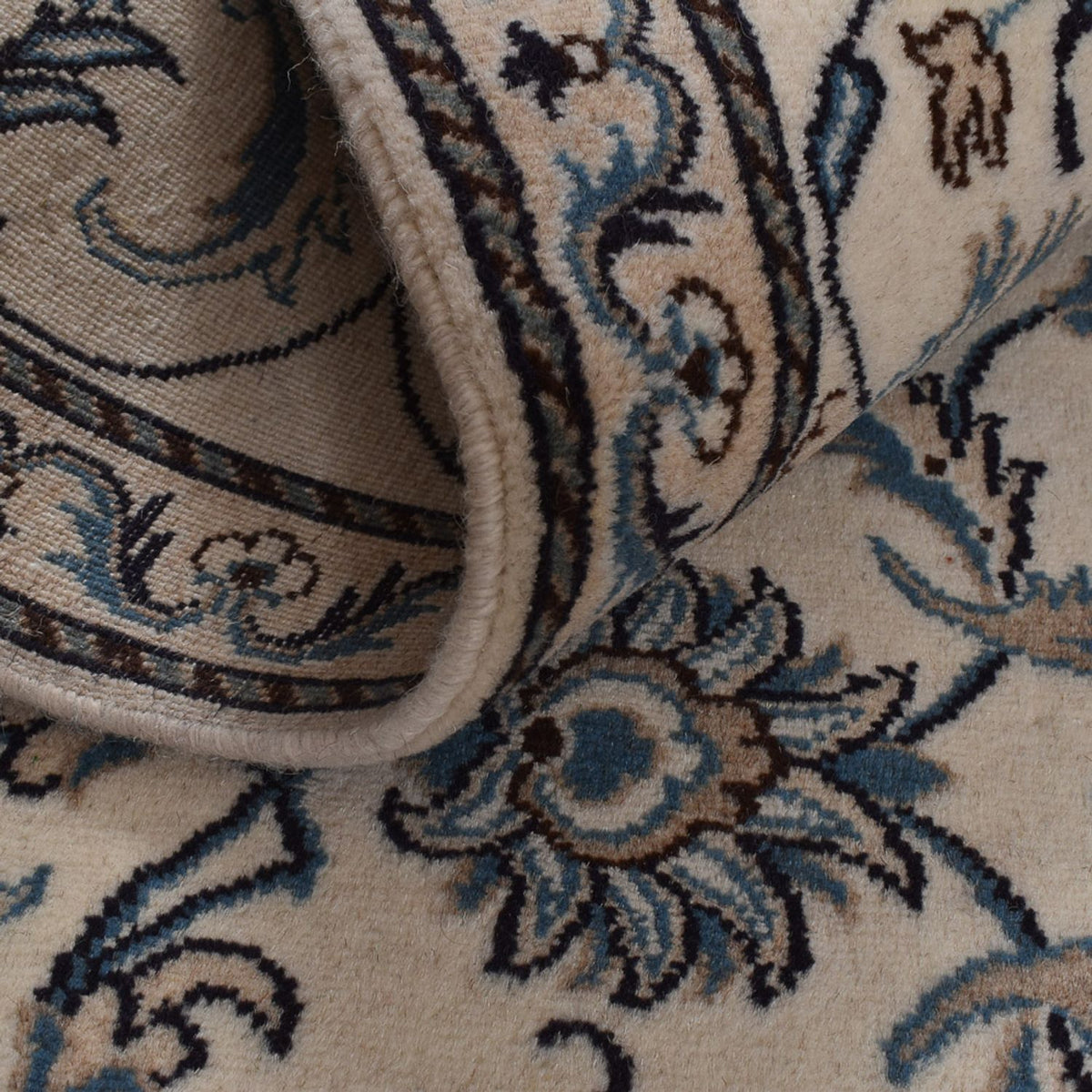 Perzisch tapijt - Nain - 295 x 195 cm - beige