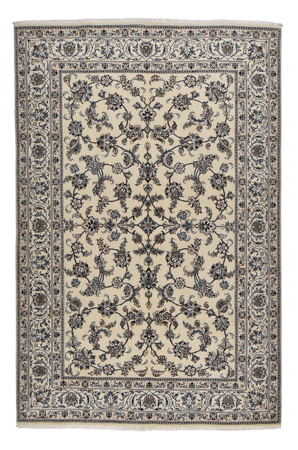 Perzisch tapijt - Nain - 300 x 195 cm - beige