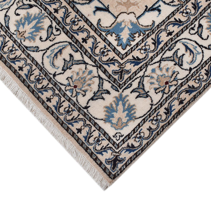 Perzisch tapijt - Nain - 205 x 147 cm - crème