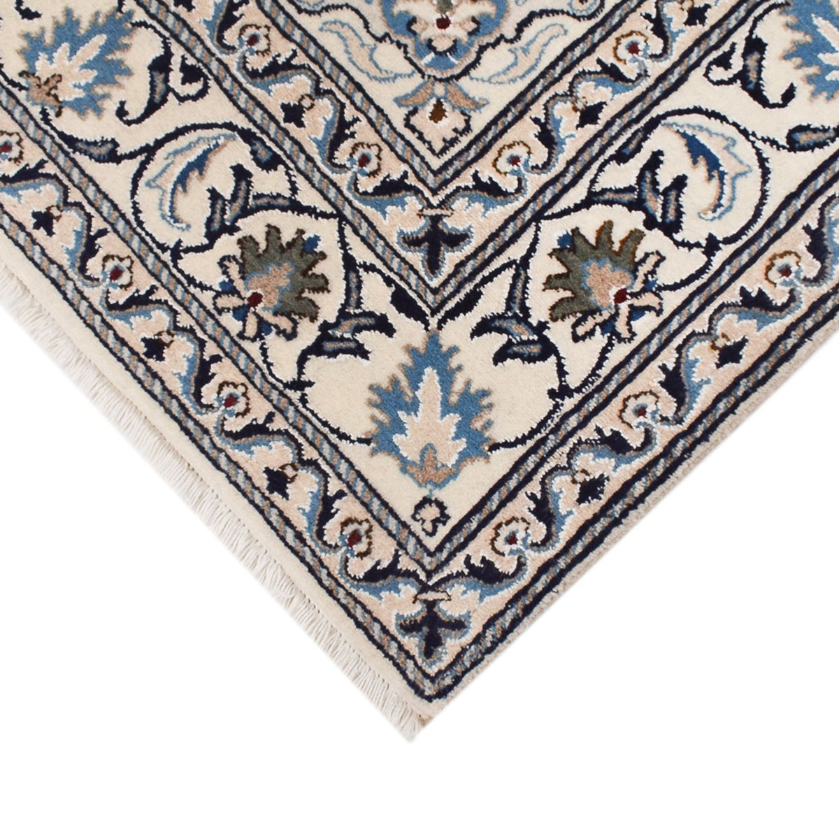 Perzisch tapijt - Nain - 202 x 146 cm - crème