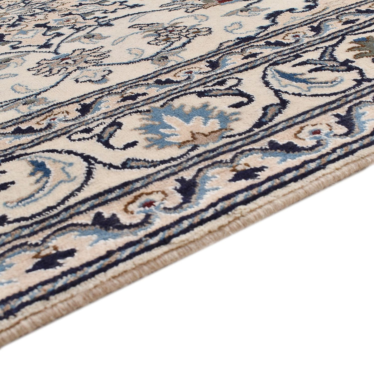 Perzisch tapijt - Nain - 202 x 146 cm - crème