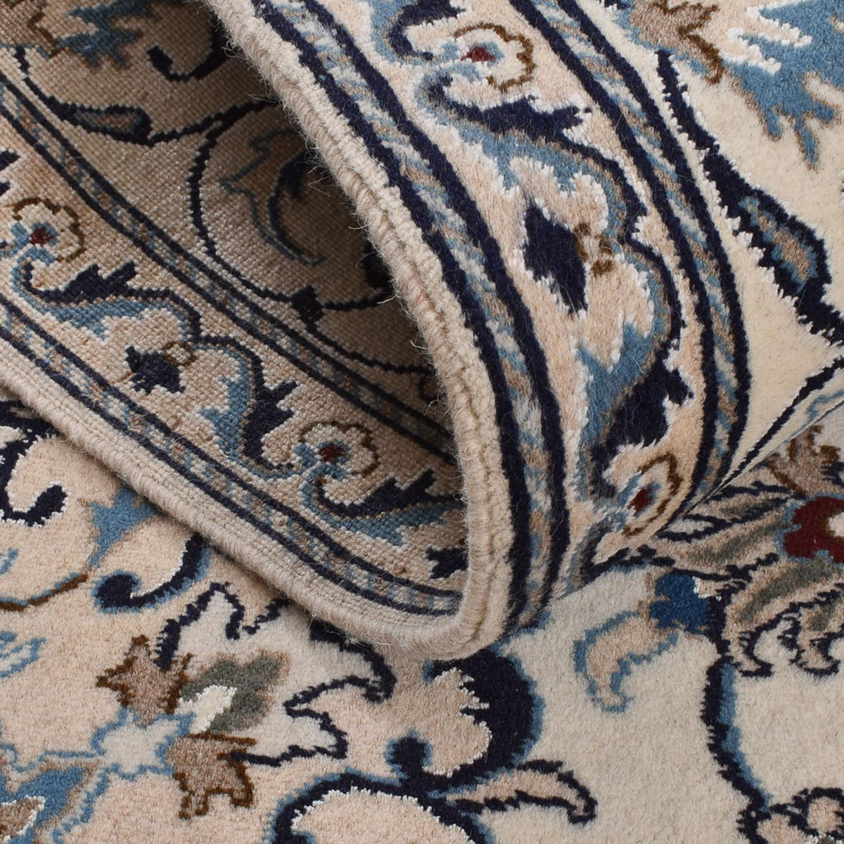 Perzisch tapijt - Nain - 202 x 146 cm - crème