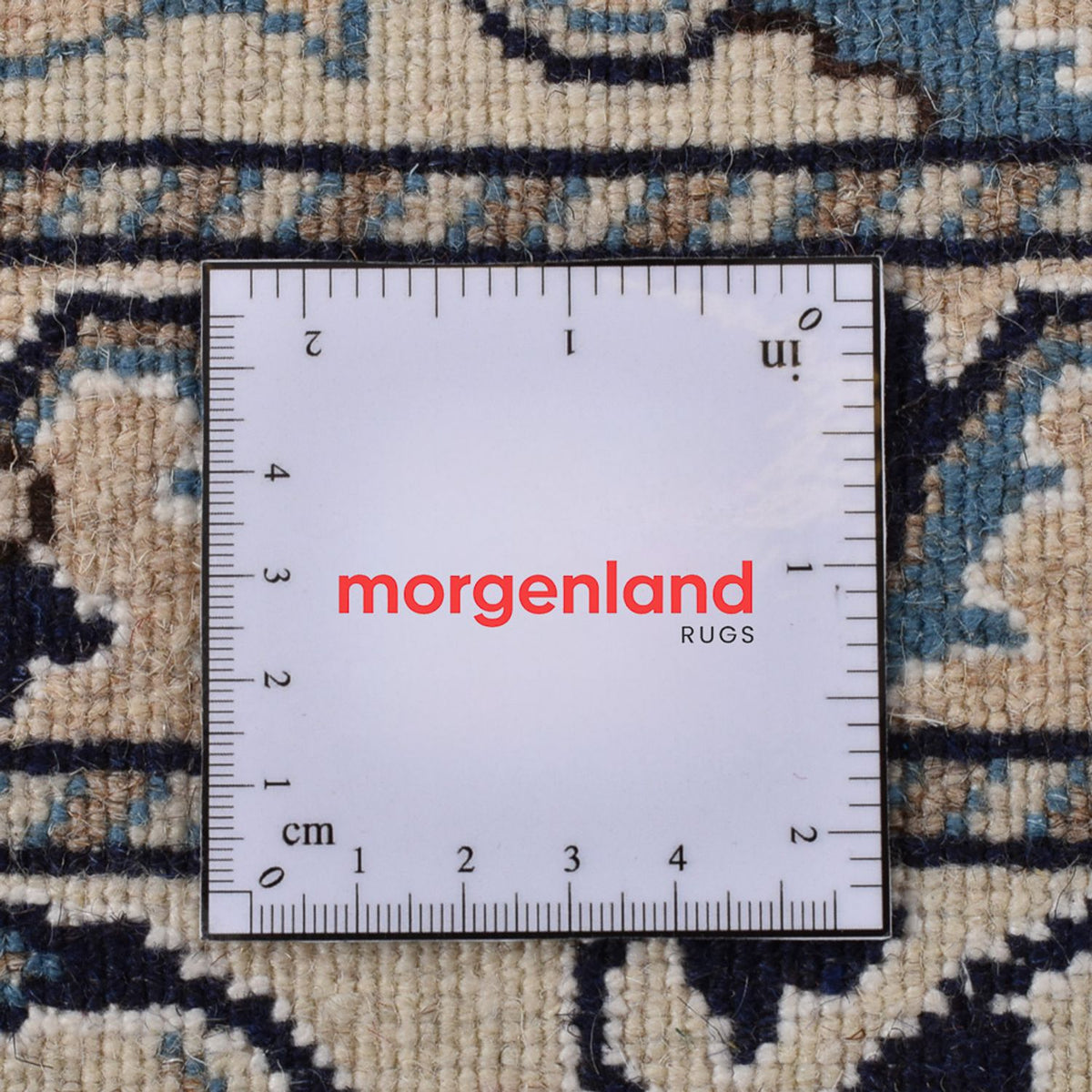 Perzisch tapijt - Nain - 202 x 146 cm - crème