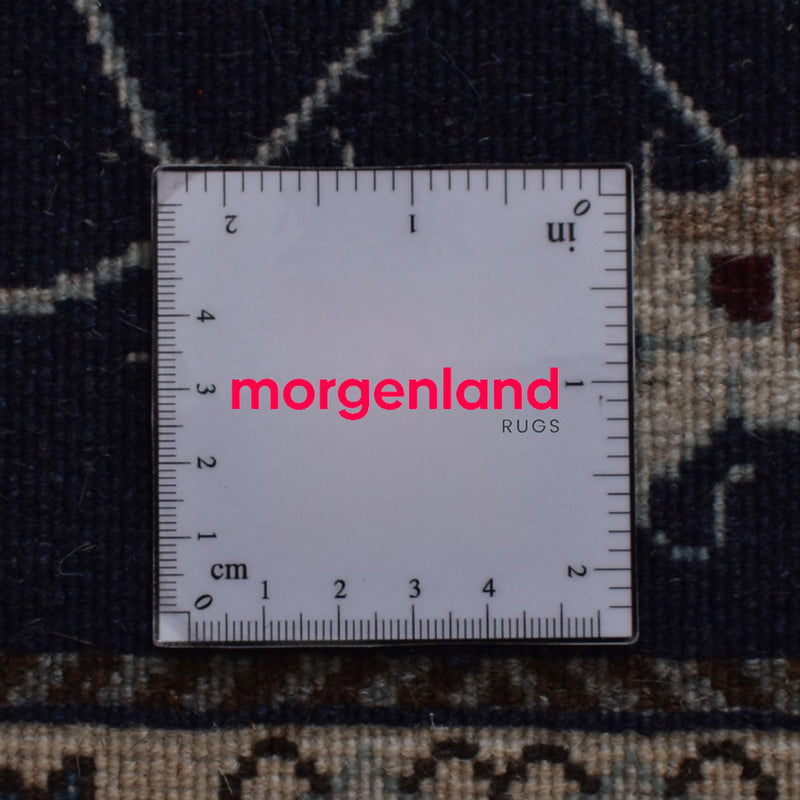 Perzisch tapijt - Nain - 138 x 66 cm - donkerblauw