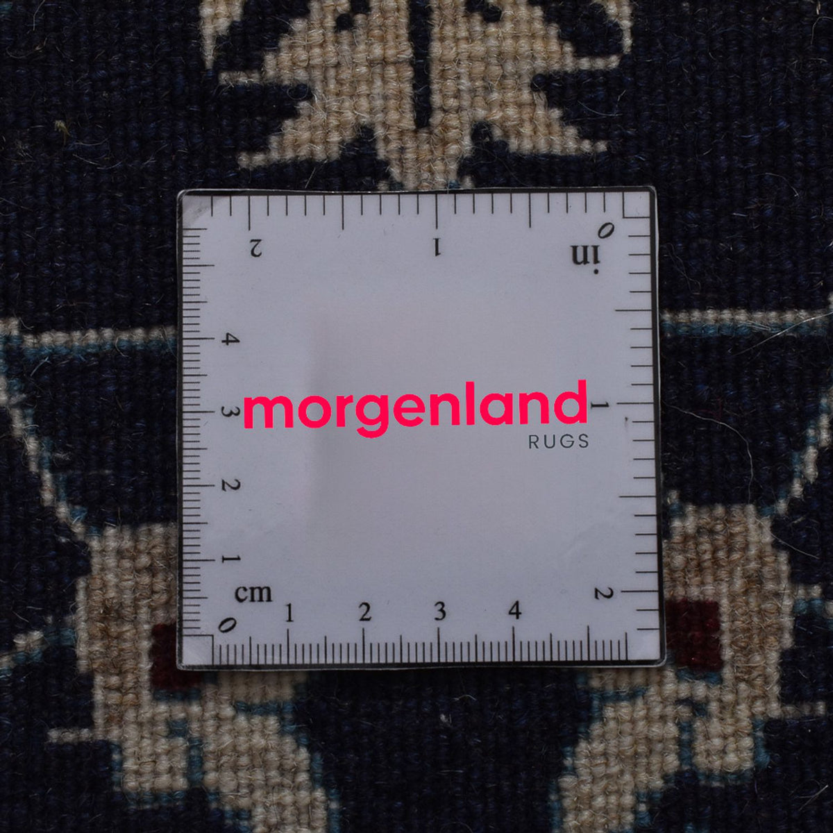 Perzisch tapijt - Nain - 138 x 67 cm - donkerblauw