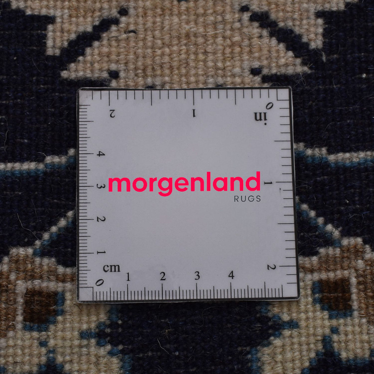 Perzisch tapijt - Nain - 133 x 70 cm - donkerblauw