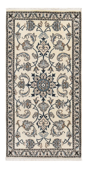 Perzisch tapijt - Nain - 137 x 69 cm - crème