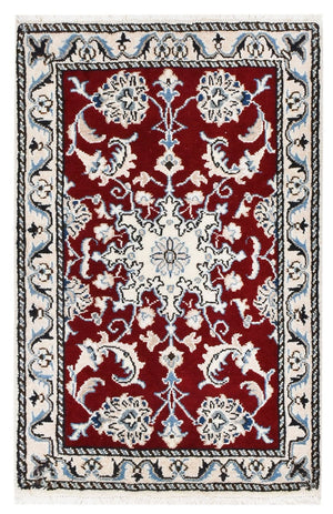 Perzisch tapijt - Nain - 87 x 56 cm - rood