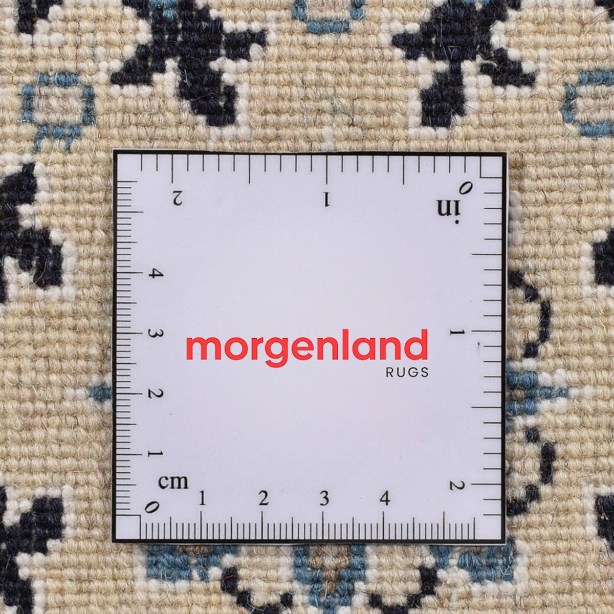 Perzisch tapijt - Nain - 90 x 56 cm - crème