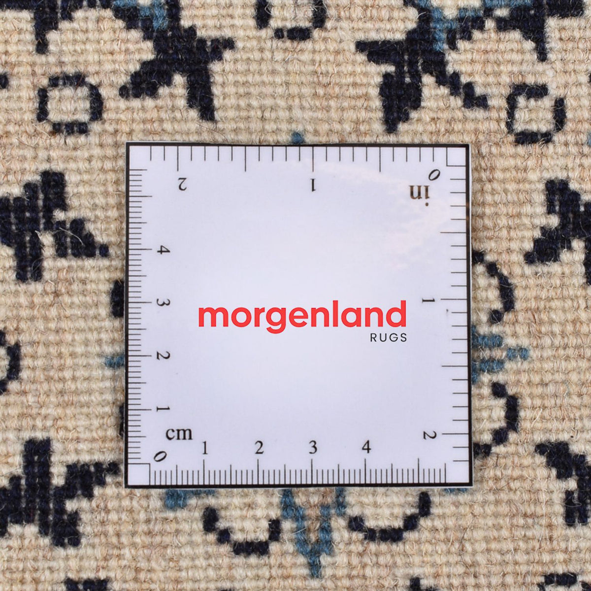 Perzisch tapijt - Nain - 84 x 56 cm - crème