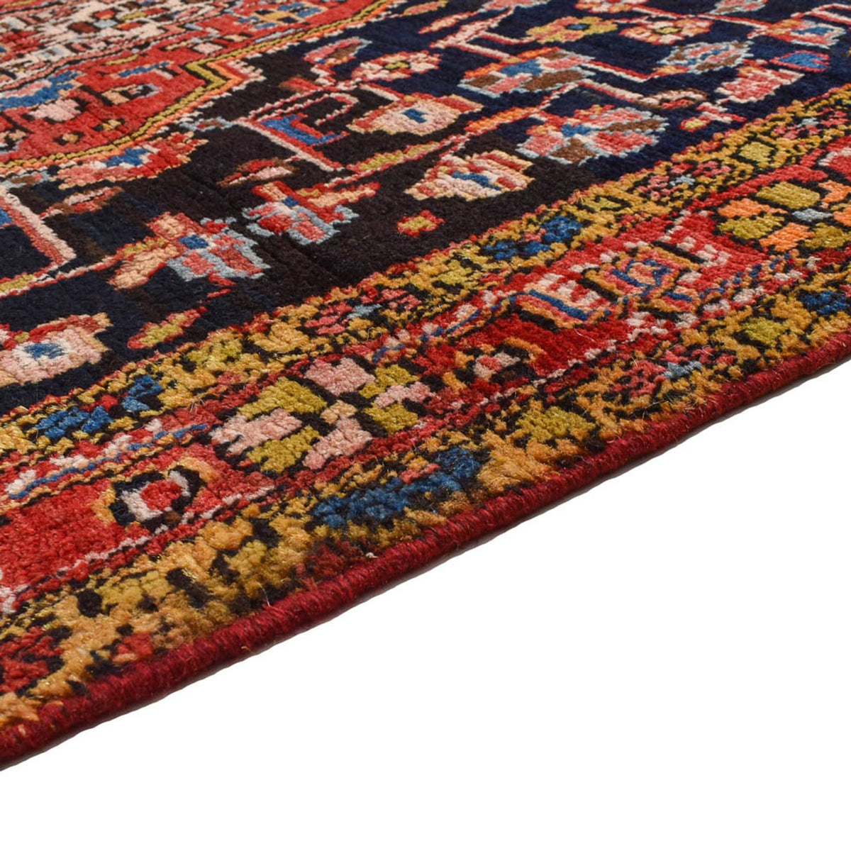 Perzisch Tapijt - Nomadisch - 226 x 135 cm - donkerblauw